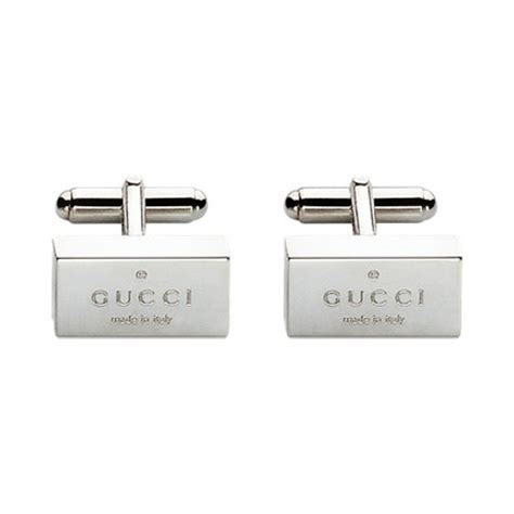 Gucci silver cufflinks for men